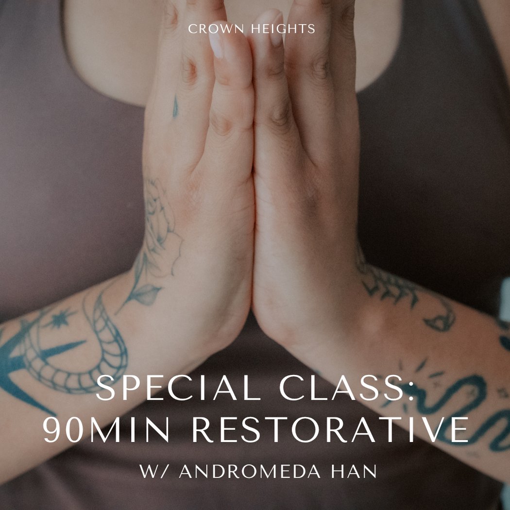 90 Minute Restorative with Andromeda Han
