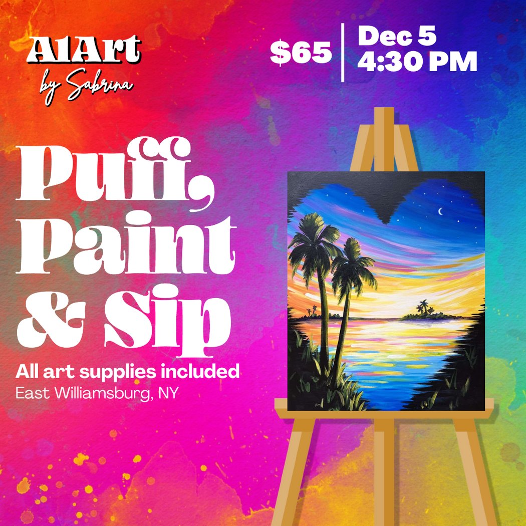 Puff, Paint and Sip Art Studio 1