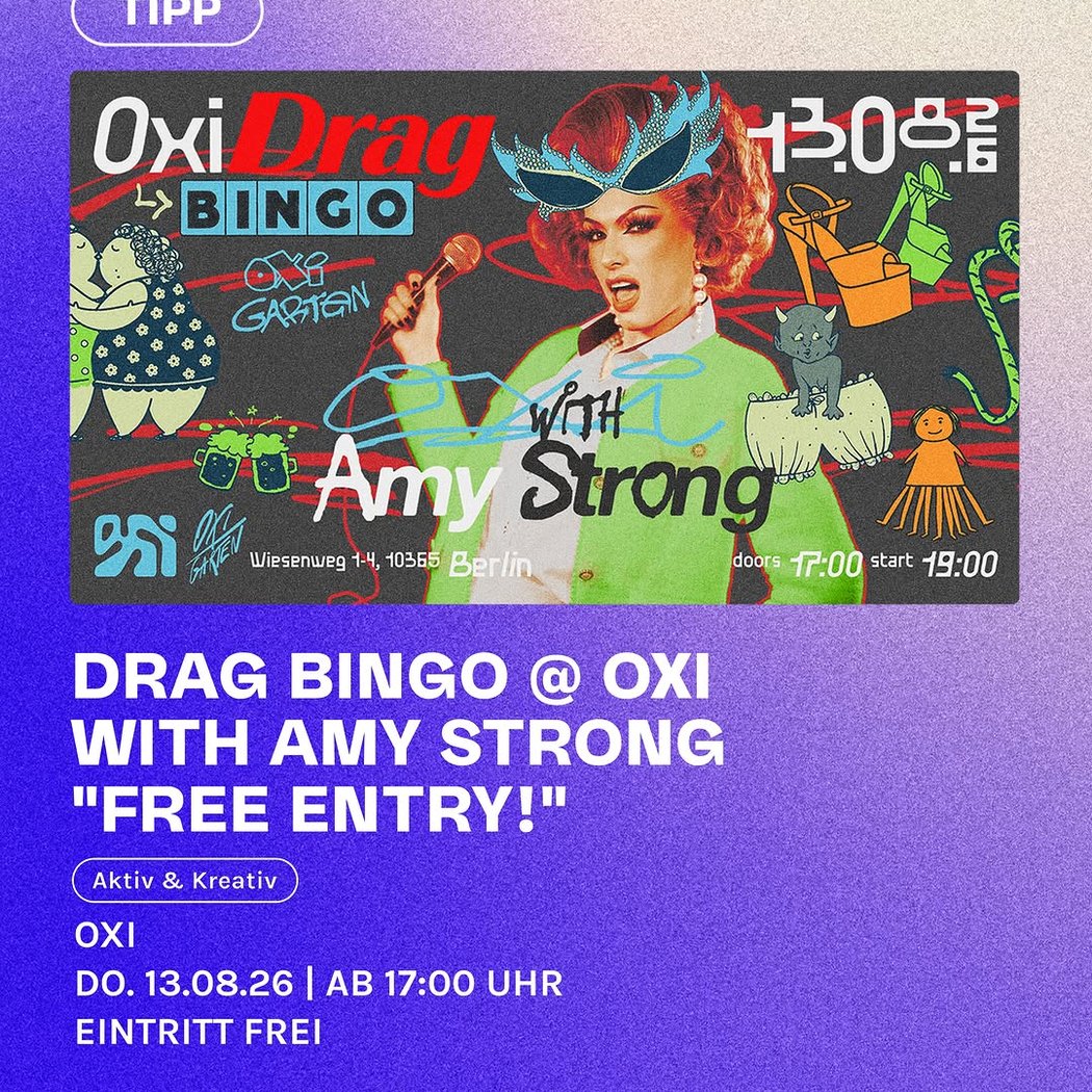 DRAG BINGO @ OXI With Amy Strong 1