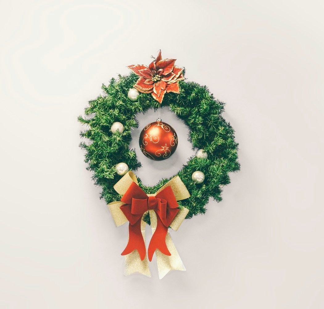 Couronne et accessoires de Noël 1