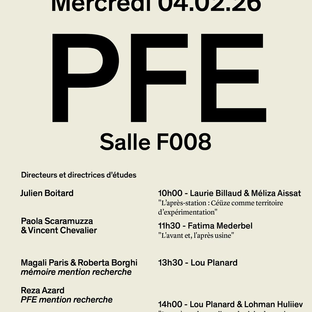 Soutenances des PFE session de février 2026 1