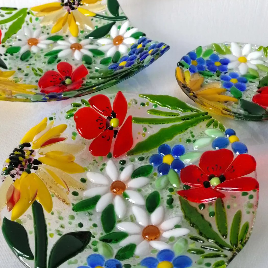 Fused Glass Platter Workshop 1