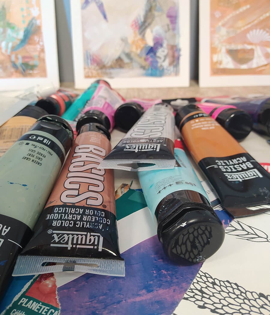 Atelier de Peinture Créative - Mix Média avec Sandie 3