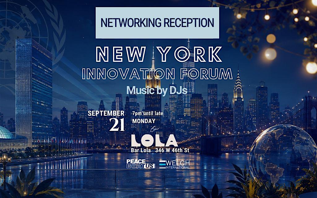 Networking Reception for the New York Innovation Forum partners