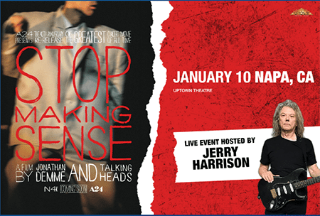 STOP MAKING SENSE: A Film by Jonathan Demme and Talking Heads – Live Event Hosted by Jerry Harrison 1