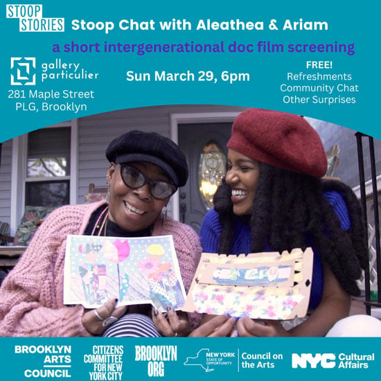 Stoop Chat with Aleathea & Ariam Screening 1