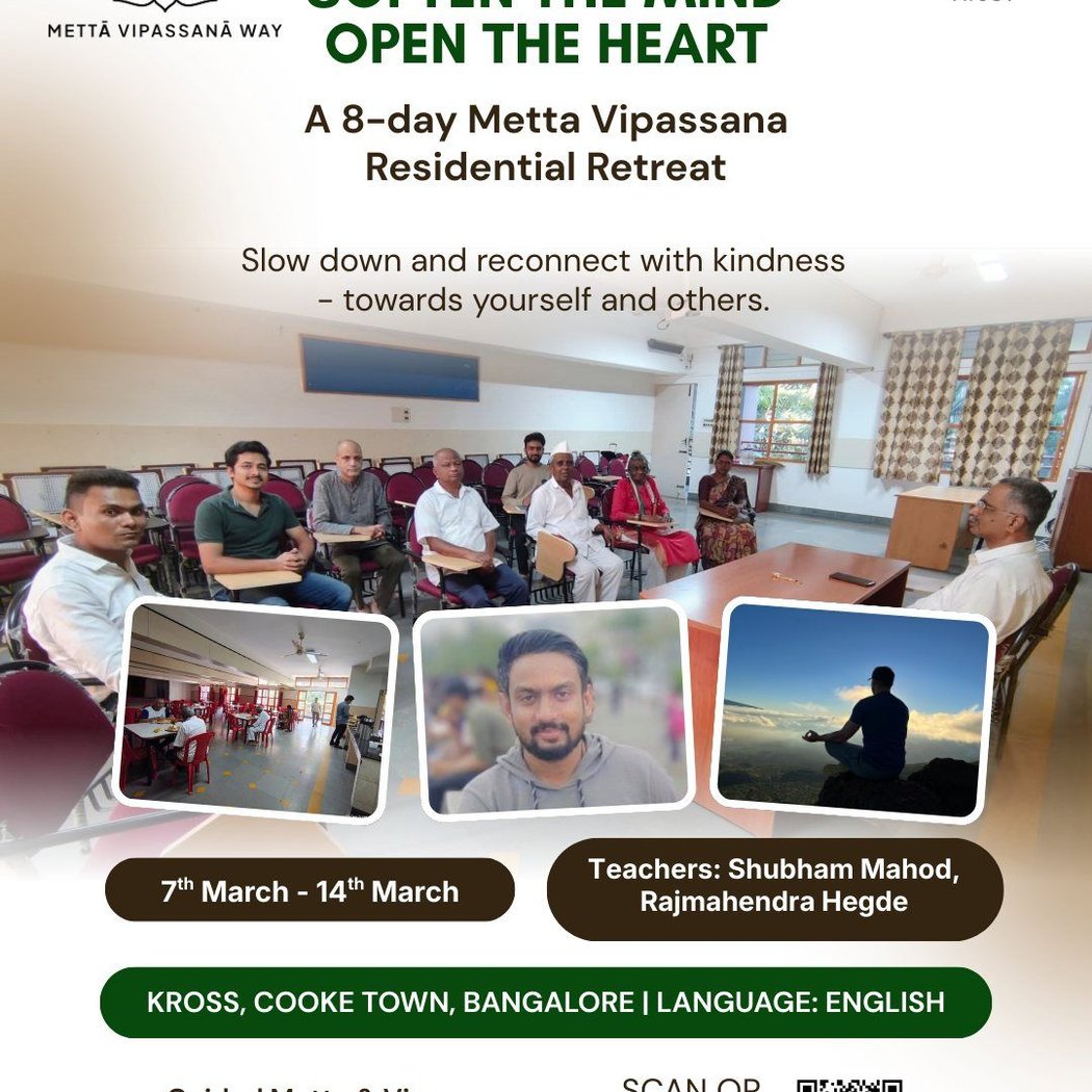 Metta Vipassana 8 days Meditation Retreat 1