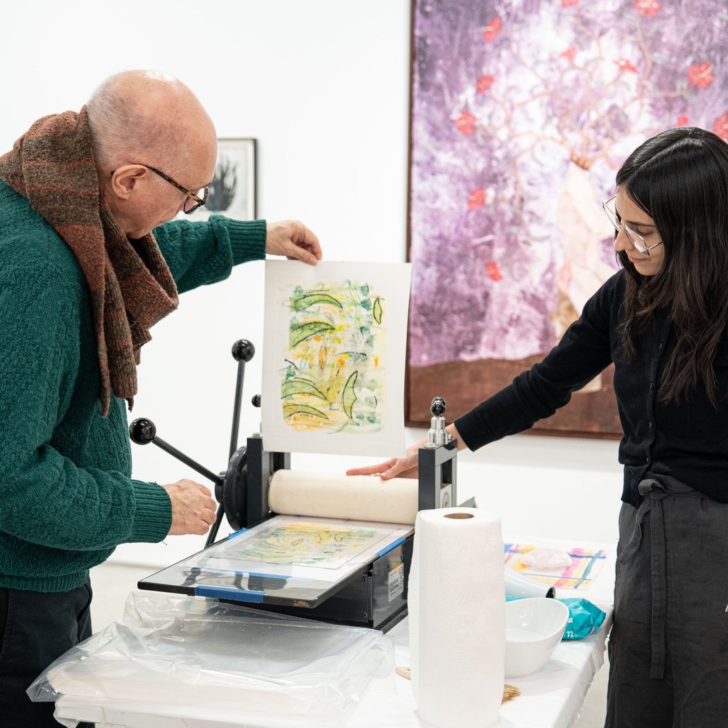 Print Center New York x Lower East Side Printshop: Etching 101 Demonstration 1