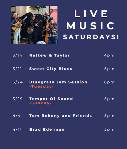 Live Music Saturdays 1