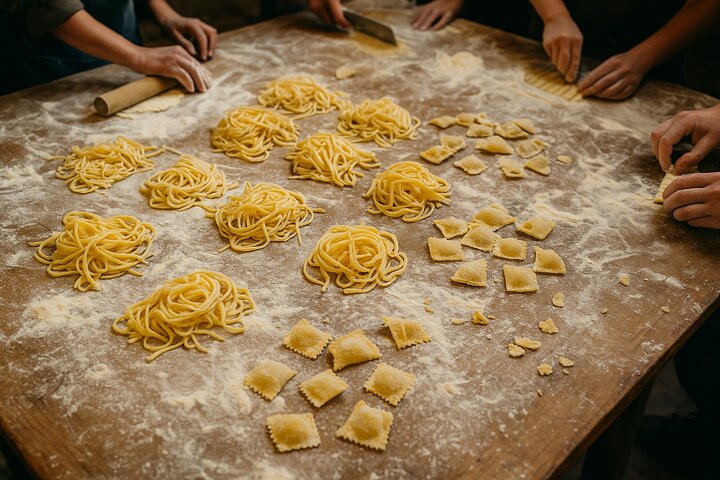 Florence Fresh Pasta Workshop & Panoramic Golf Cart Tour