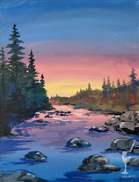 Golden Hour in the Pines 1