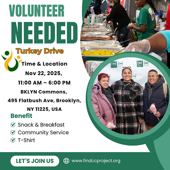 Turkey Drive Project - Volunteer Position 1