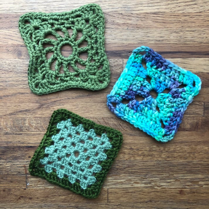 Crocheted Granny Squares - Level 3 1