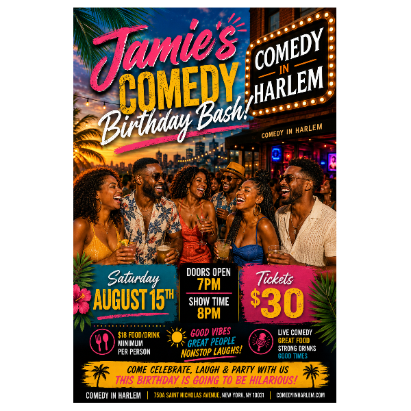 Jamie’s Comedy Birthday Bash 1