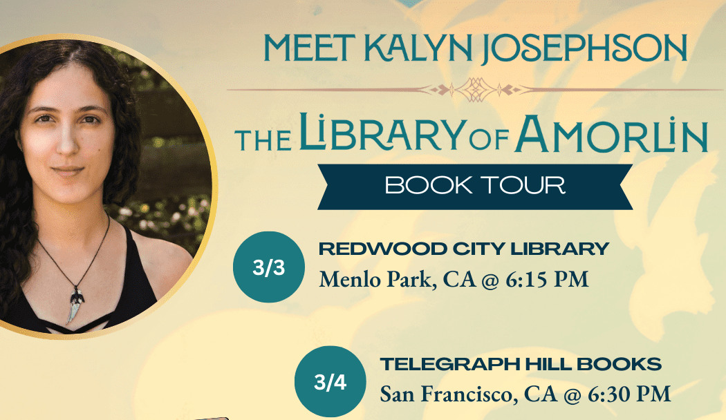 Book Launch: THE LIBRARY of AMORLIN by NYT-Bestseller, Kalyn Josephson 1