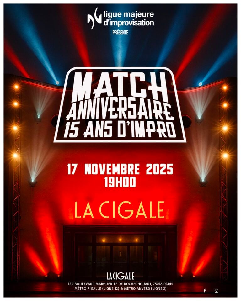 MATCH D’IMPRO ÉVÉNEMENT : 15 ANS D’IMPRO 1