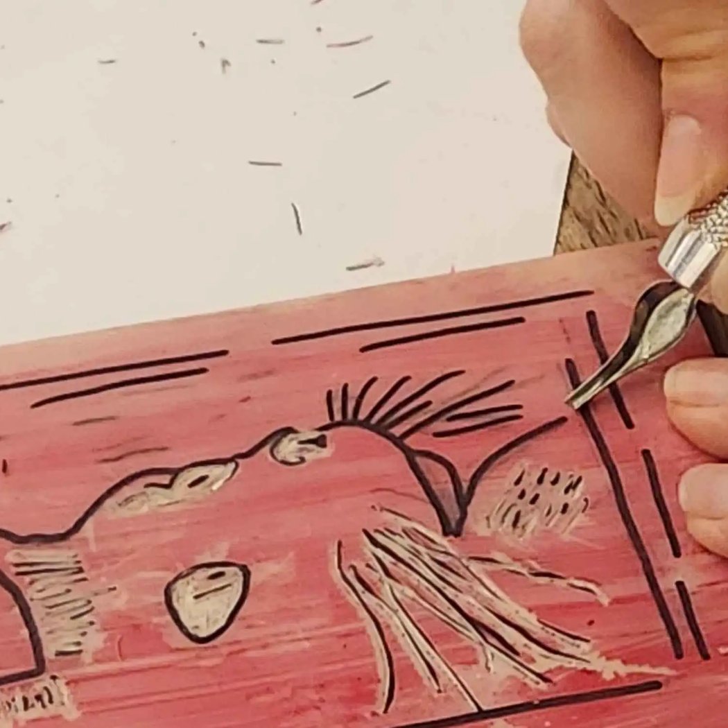 Lino Printing Workshop 2