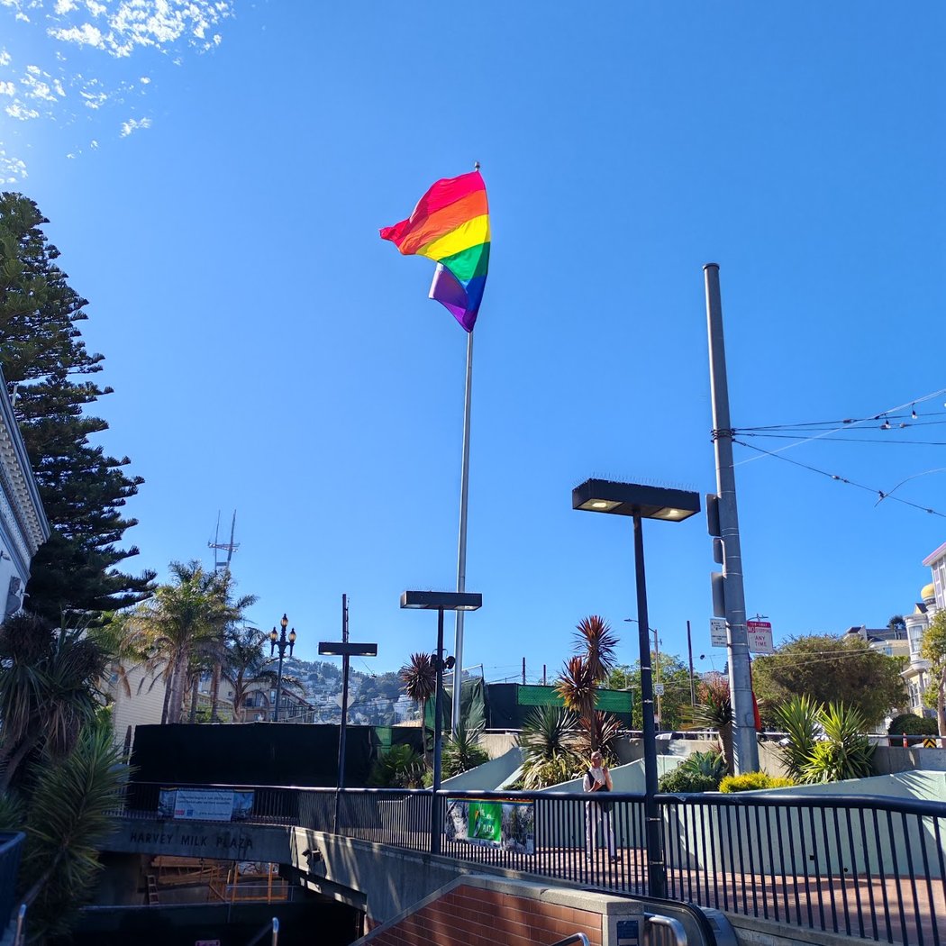 Gilbert Baker Memorial Rainbow Flag 5