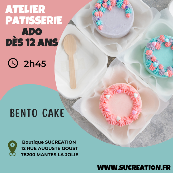 Atelier ado dès 12 ans - Bento Cake 1