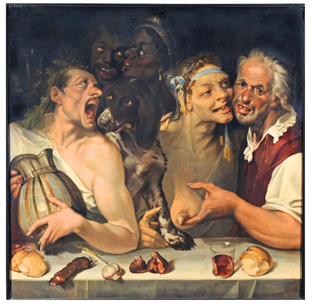 Prêt de La Joyeuse compagnie par Bartolomeo Passarotti