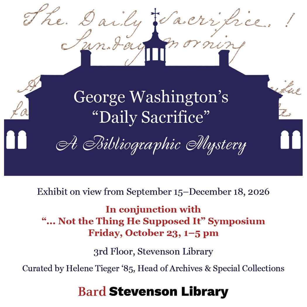 George Washington's "Daily Sacrifice": A Bibliographic Mystery