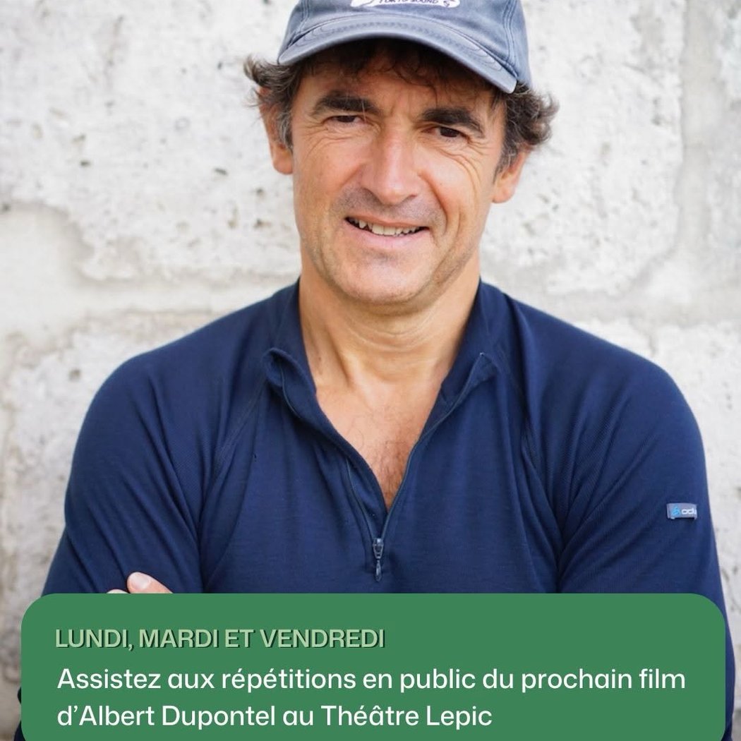 Répétitions en public du prochain film d'Albert Dupontel 1