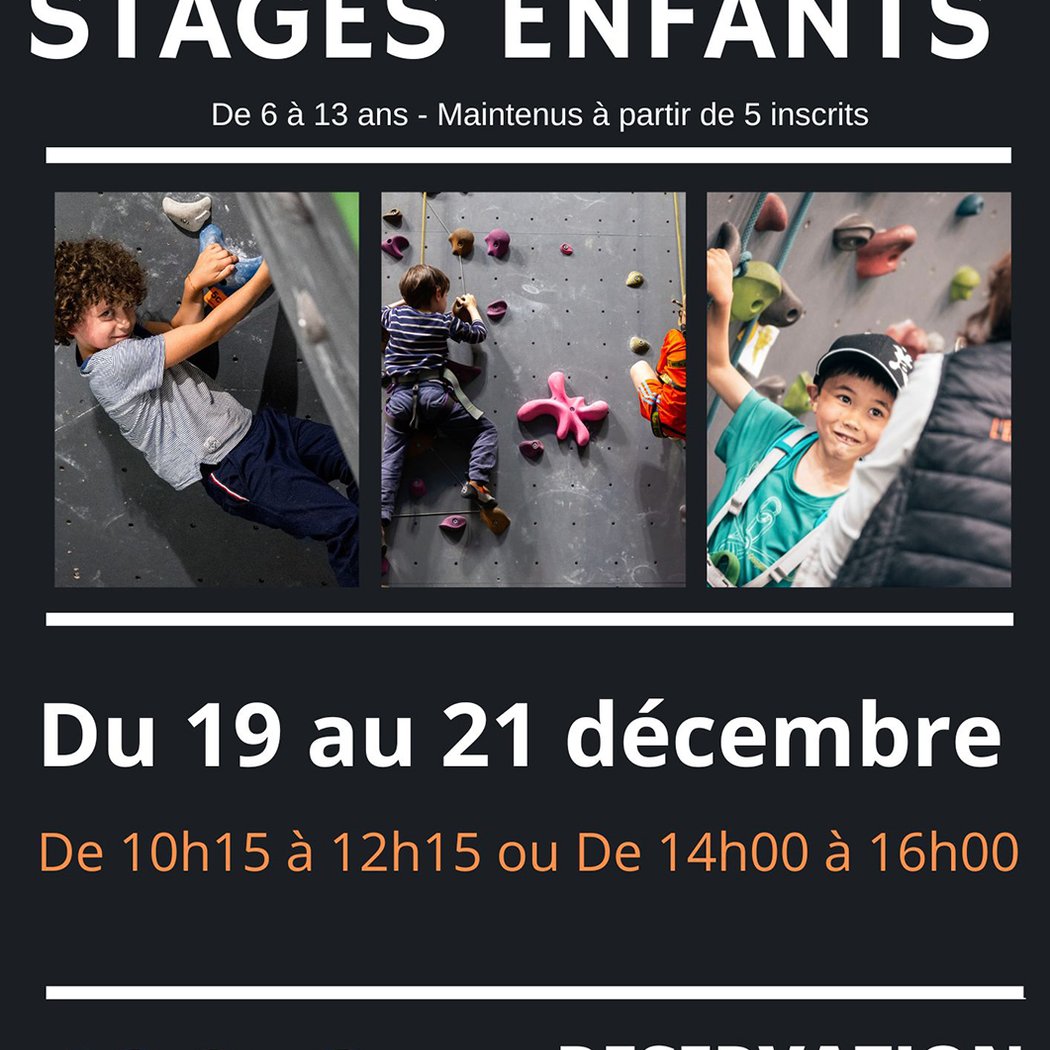 Stage Escalade 1