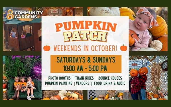 Pumpkin Patch 2026 at Community Gardens 1