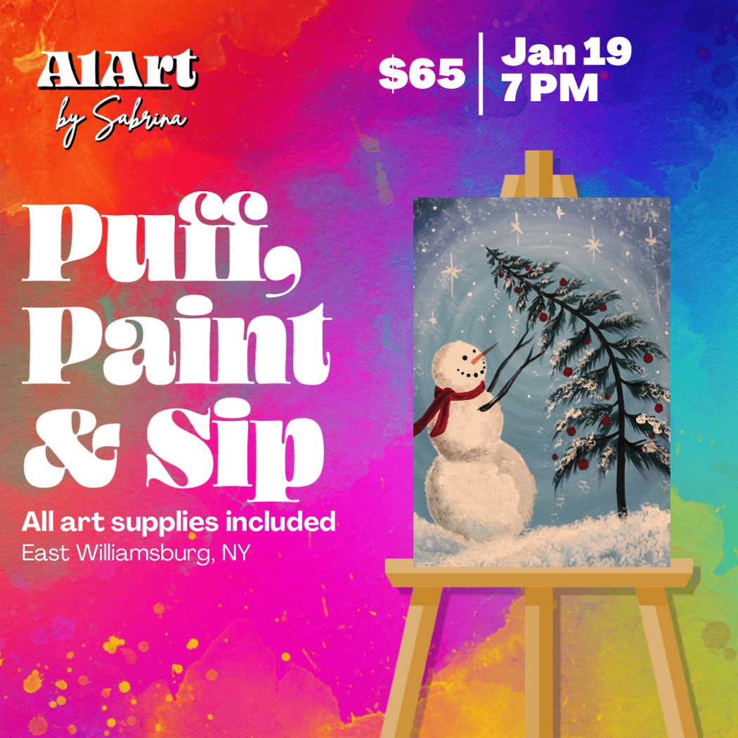 Puff, Paint and Sip Art Studio 1