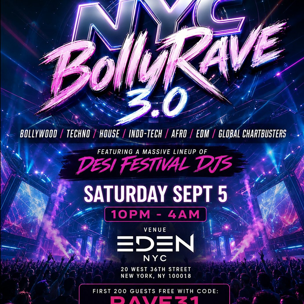 BollyRave 3.0 NYC 2026