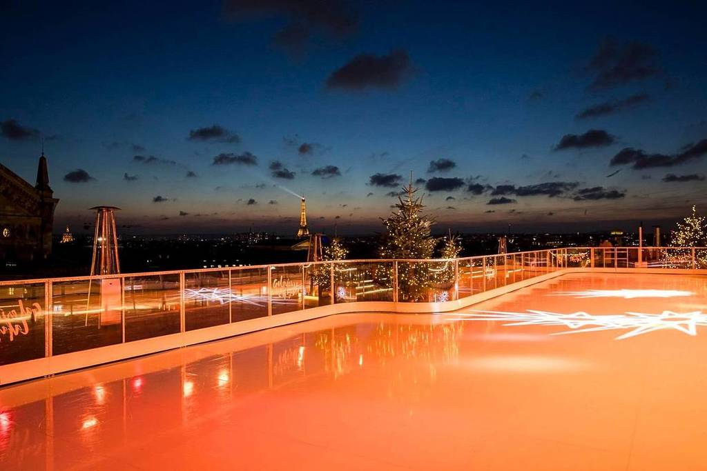 Patinoire - Galeries Lafayette Paris Haussmann 2