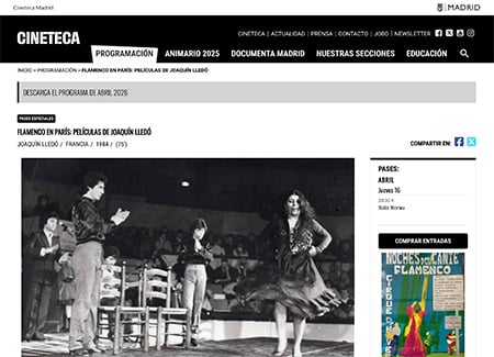 Círculo Flamenco de Madrid - Film Screening 1