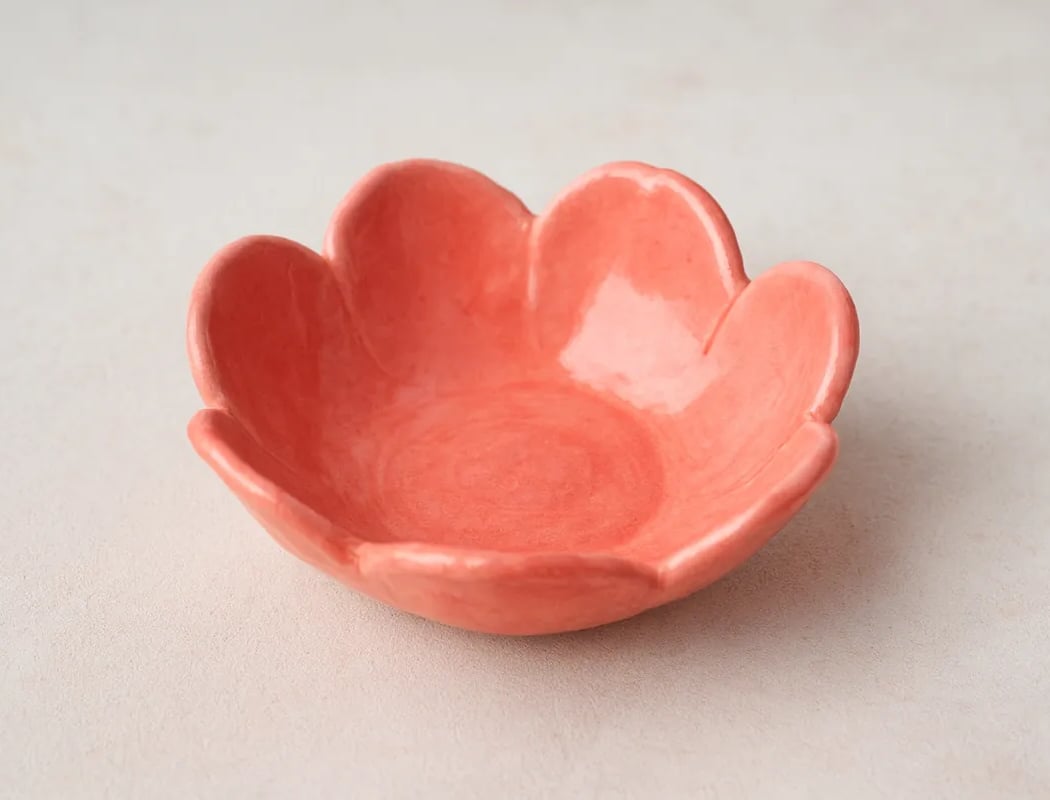 Mommy and Me Ceramic Flower Bowl 1