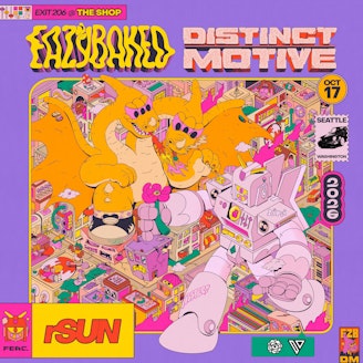 EAZYBAKED and DISTINCT MOTIVE at Exit 206
