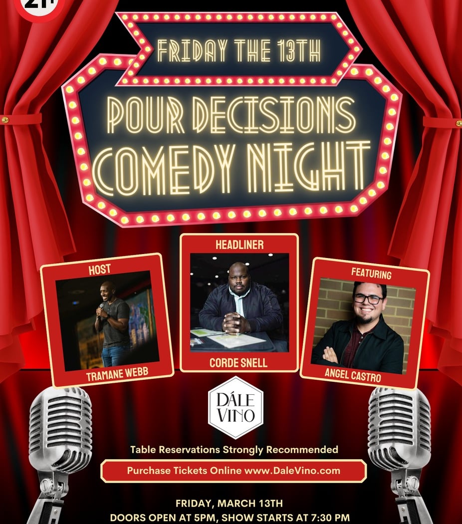 Pour Decisions Comedy Night 1