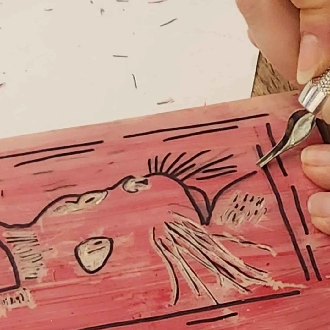 Lino Printing Workshop 3