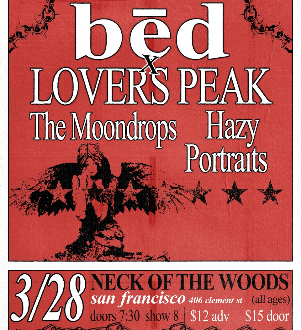 Bed/ Lovers Peak/ The Moondrops/ Hazy Portraits 1