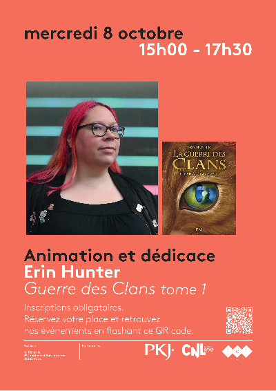 Animation et dédicace avec Erin Hunter 1