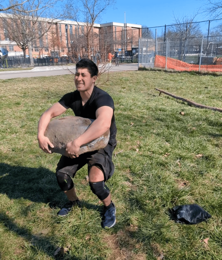 Public Stone Lifting Club Gym Outdoor 1