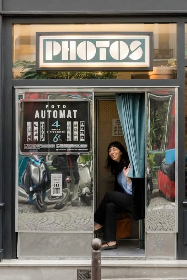 Fotoautomat - Vintage photobooth Montmartre 1