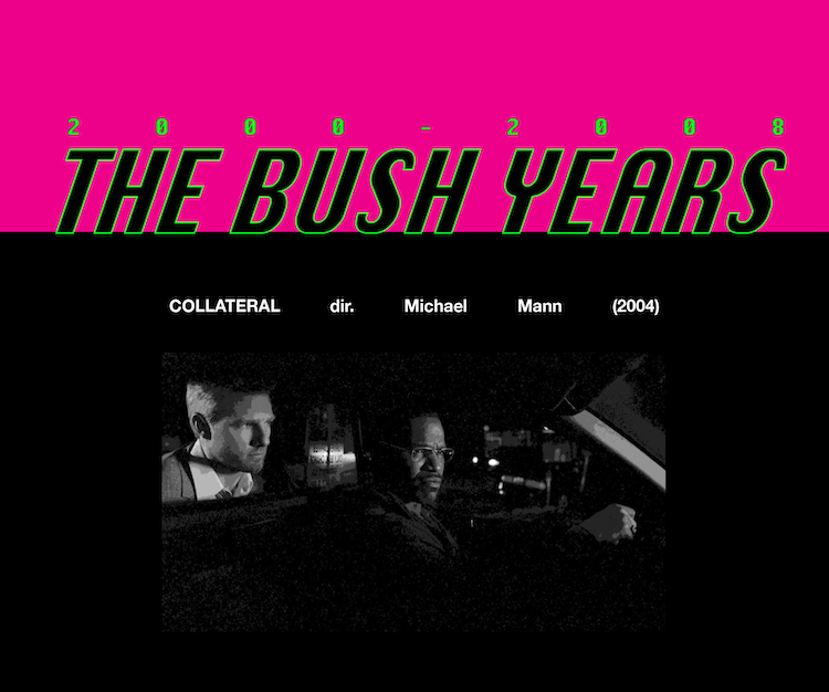 The Bush Years Screening Series: COLLATERAL 1
