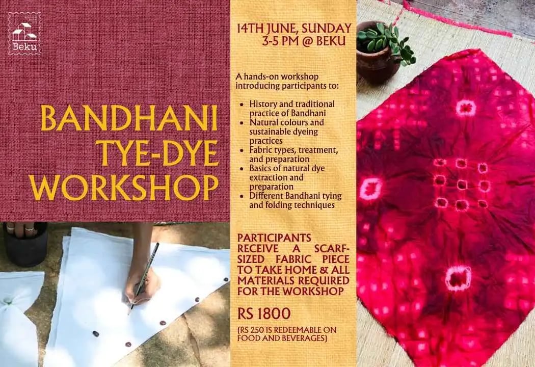 Bandhani Tie-Dye Workshop 1