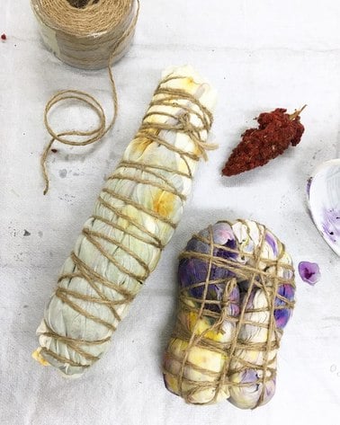 Floral Bundle Dyeing 1