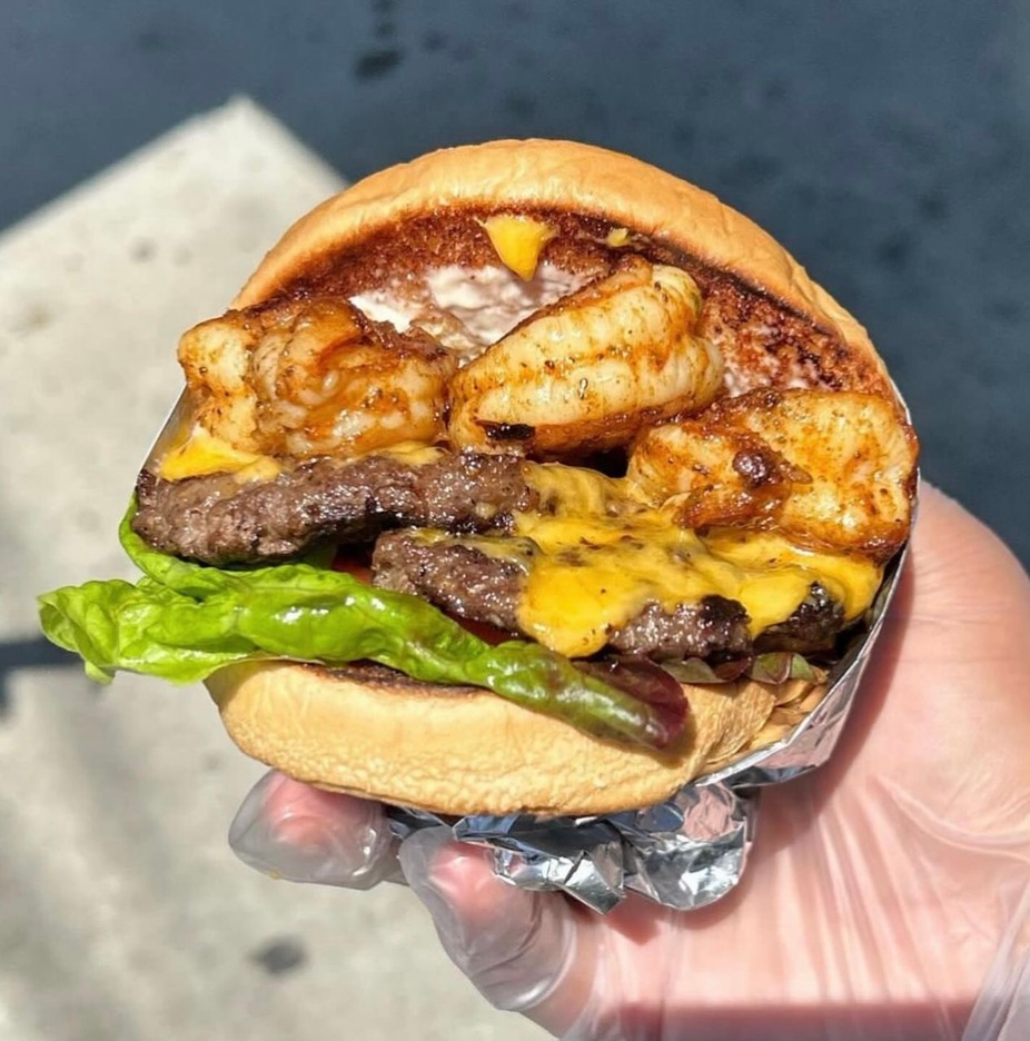 Surf and Turf burgers with A Little Taste of Culture 1