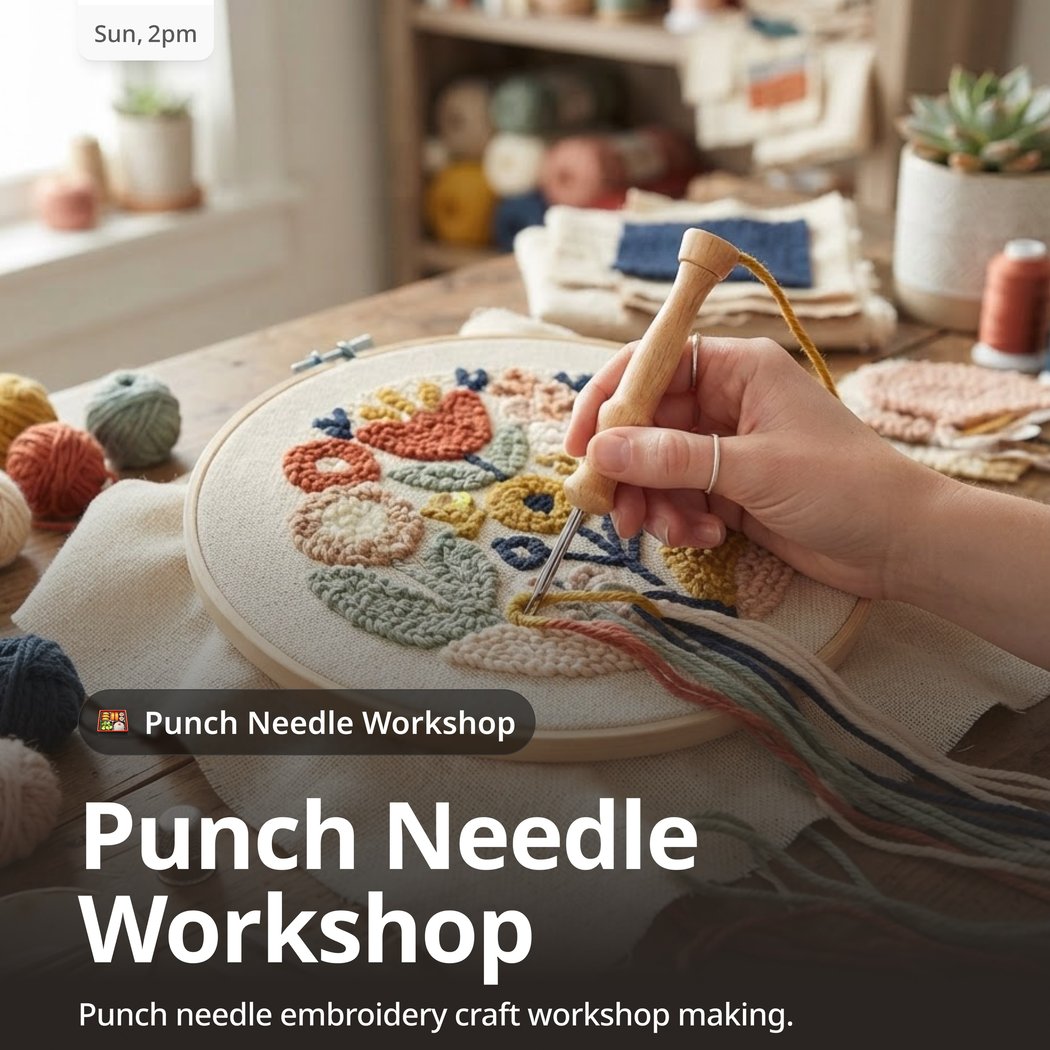 Punch Needle Workshop 1