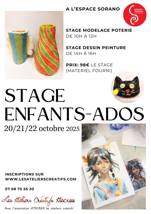 Stage Dessin Peinture 1