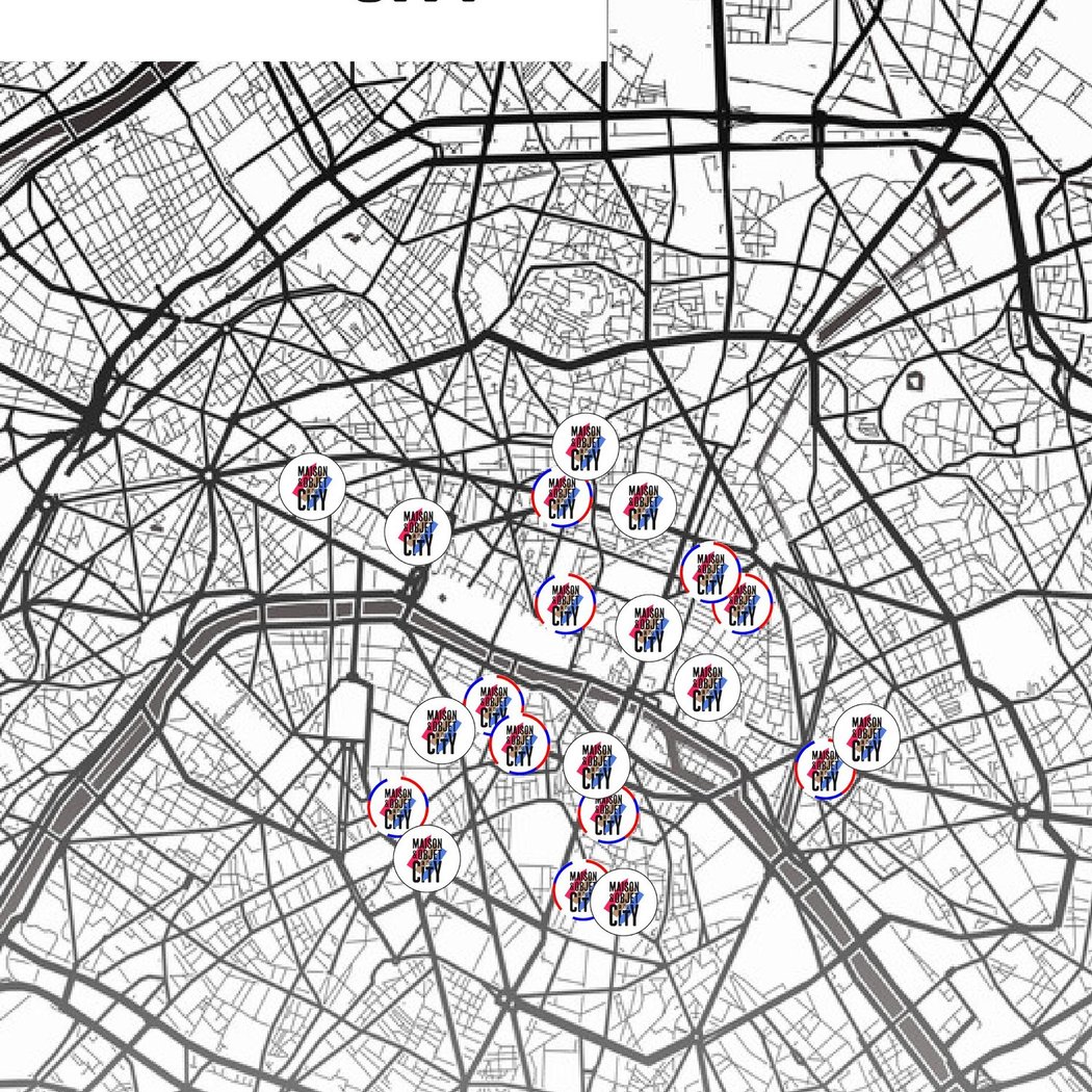 IN THE CITY x Le FRENCH DESIGN WORLD MAP 1
