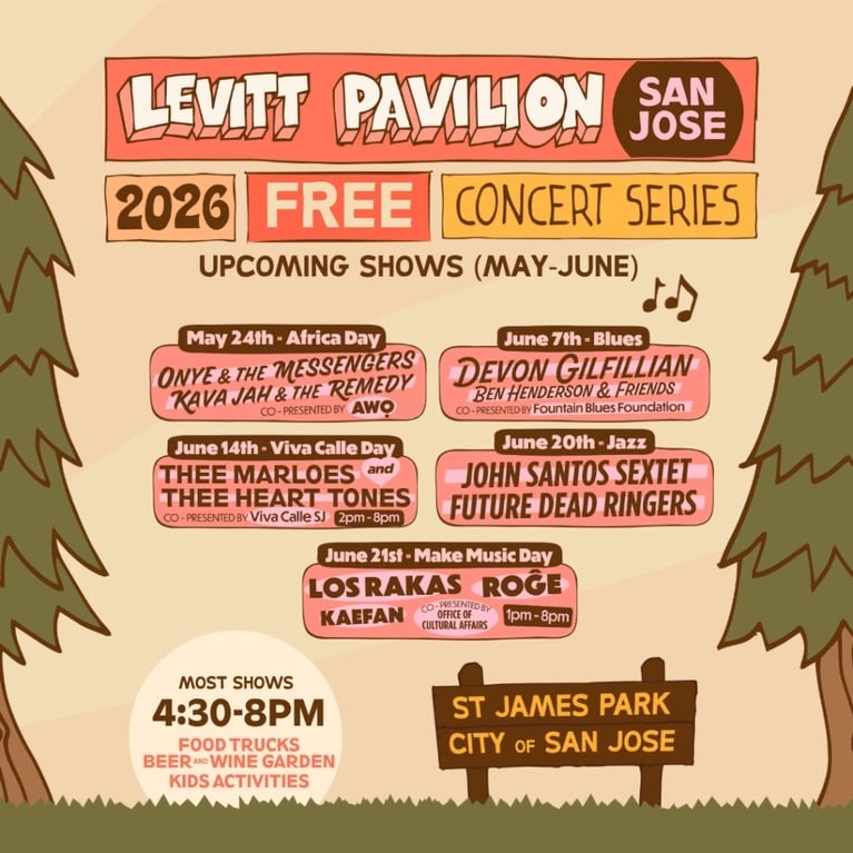 Levitt Pavilion 2026 Concert Series
