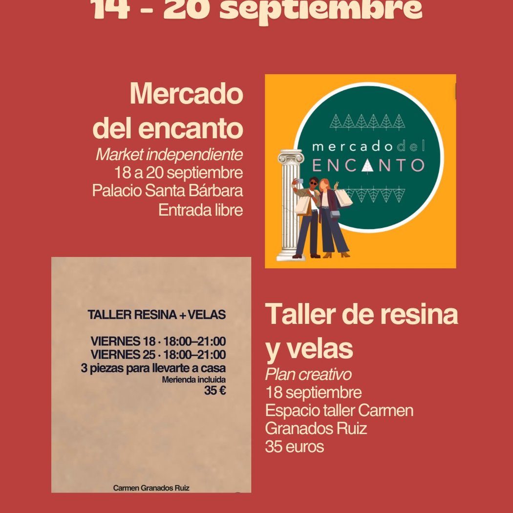 Taller de resina y velas