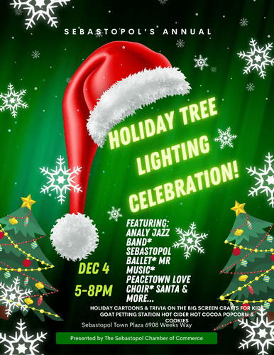 Sebastopol Tree Lighting Celebration 1